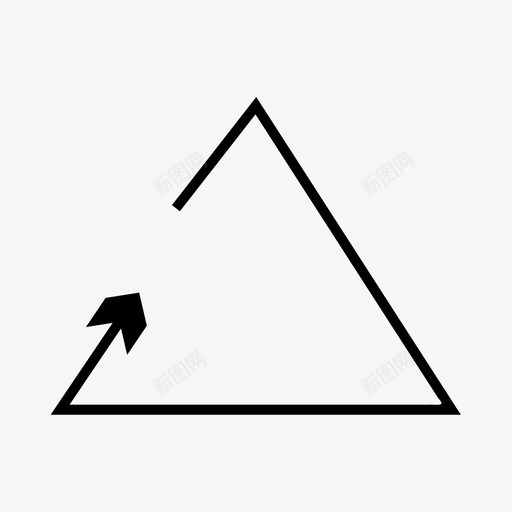 循环使用弓箭头图标svg_新图网 https://ixintu.com 4 弓 循环使用 箭头