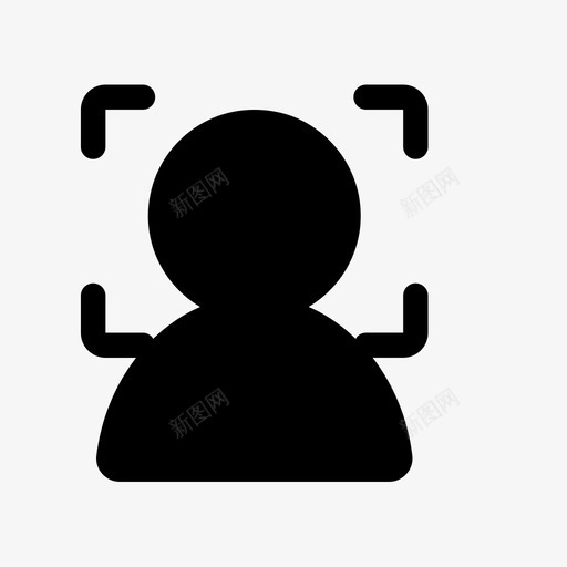 人脸识别svg_新图网 https://ixintu.com 人脸识别
