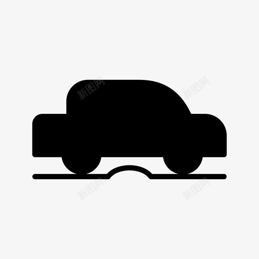 减速带行车安全道路图标svg_新图网 https://ixintu.com 交通 交通标志 减速 安全 行车 道路