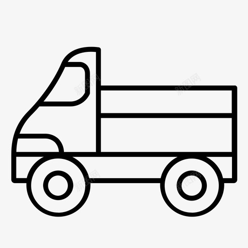 卡车送货皮卡车图标svg_新图网 https://ixintu.com 卡车 皮卡车 车辆 运输 送货