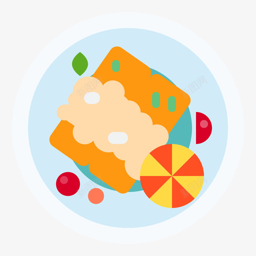 鱼食物147扁平图标svg_新图网 https://ixintu.com 扁平 食物