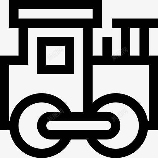 玩具圣诞礼物4线性图标svg_新图网 https://ixintu.com 圣诞 玩具 礼物 线性