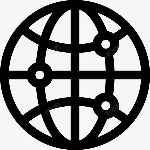 全球用户体验11线性图标svg_新图网 https://ixintu.com 体验 全球 用户 线性