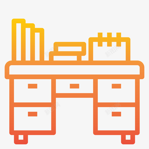书桌家具装饰7坡度图标svg_新图网 https://ixintu.com 书桌 坡度 家具 装饰