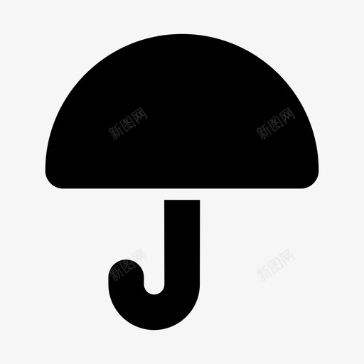 伞盖降落伞图标svg_新图网 https://ixintu.com 伞 保险箱 度假图标 盖 遮阳板 降落伞