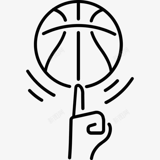 技巧球篮球图标svg_新图网 https://ixintu.com 技巧 比赛 球 篮球 运动