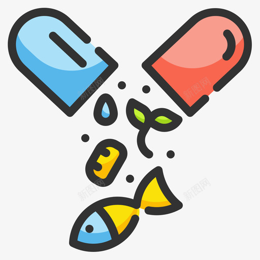 食品食品技术1线性颜色图标svg_新图网 https://ixintu.com 线性颜色 食品 食品技术1