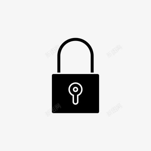 锁定图标安全安全图标字形样式svg_新图网 https://ixintu.com 图标 字形 安全 样式 锁定