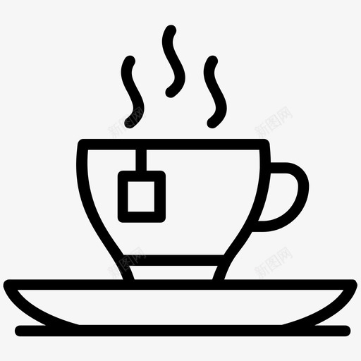 茶饮料咖啡图标svg_新图网 https://ixintu.com 咖啡 图标 服务 热饮 维护 茶杯 饮料