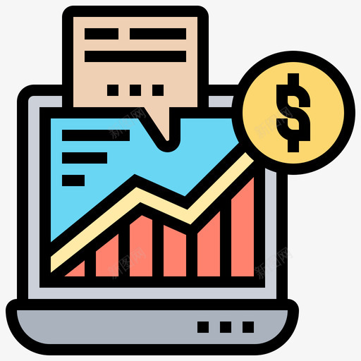 保证金股票投资8线性颜色图标svg_新图网 https://ixintu.com 保证金 线性 股票投资 颜色