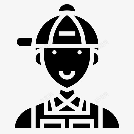 经理职业男2雕文图标svg_新图网 https://ixintu.com 经理 职业 雕文