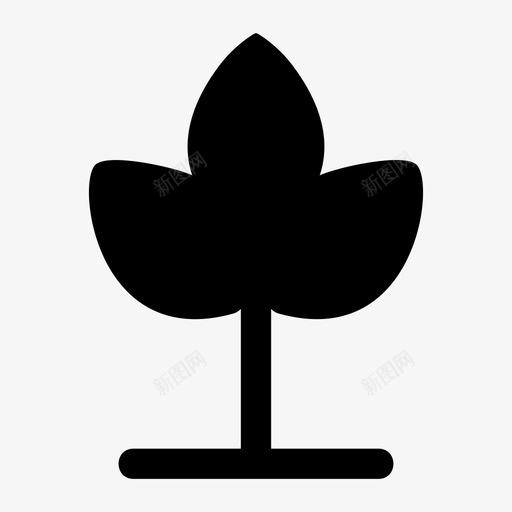 植物农业花卉图标svg_新图网 https://ixintu.com 农业 园艺 树叶 植物 花卉
