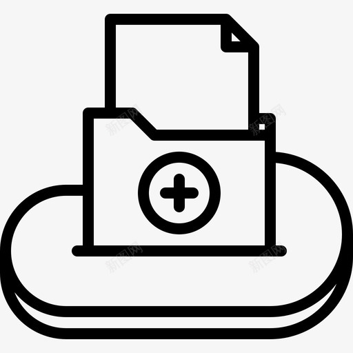 云云技术31线性图标svg_新图网 https://ixintu.com 云 云技术31 线性
