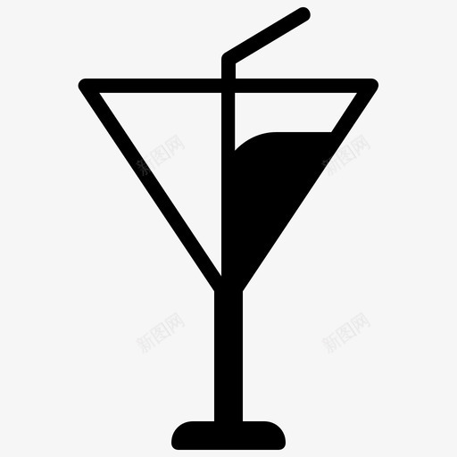 鸡尾酒饮料新鲜图标svg_新图网 https://ixintu.com 新鲜 点心 餐厅 饮料 鸡尾酒