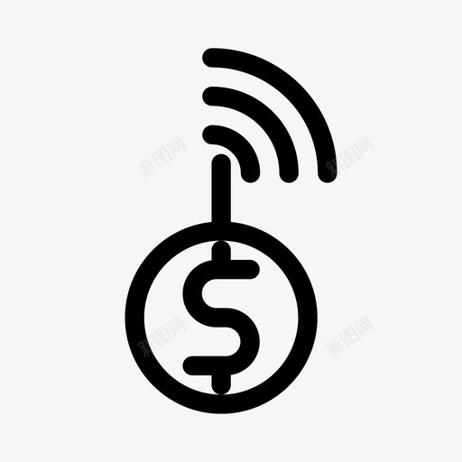 资金连接业务工作图标svg_新图网 https://ixintu.com 业务 信号 工作 管理 资金连接