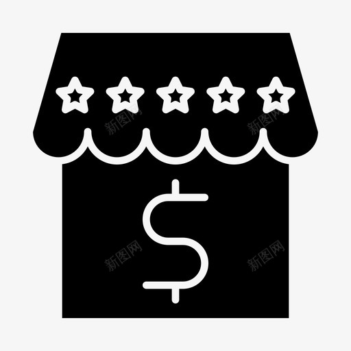 商店市场购买图标svg_新图网 https://ixintu.com 商业 商店 图标 市场 购买 贸易 黑色
