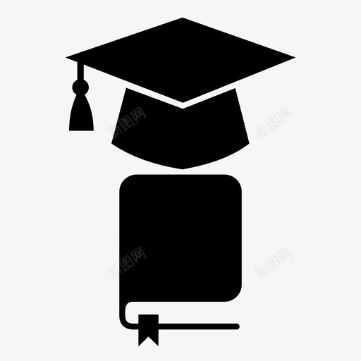 书学术书读书人图标svg_新图网 https://ixintu.com 书 书呆子 书签 学术书 读书人
