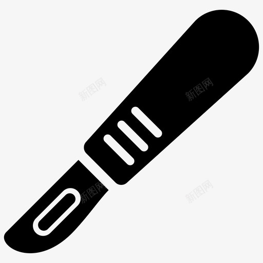 手术刀设备刀图标svg_新图网 https://ixintu.com 3部 医疗 医疗保健 外科 字形 手术 设备