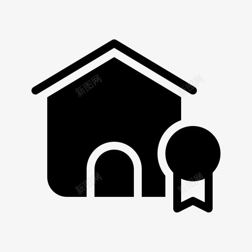 房产证图标svg_新图网 https://ixintu.com 房产证
