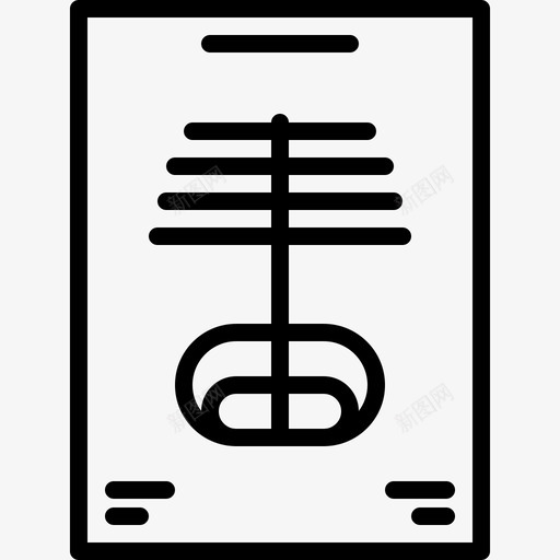 骨骼医学41线状图标svg_新图网 https://ixintu.com 医学41 线状 骨骼