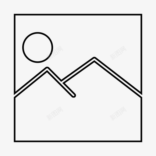 图像预览图标svg_新图网 https://ixintu.com ui web 图像 图标 图片 大小 营销 预览 风景