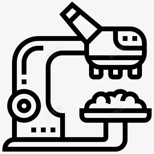 研究人工智能57线性图标svg_新图网 https://ixintu.com 人工智能 研究 线性