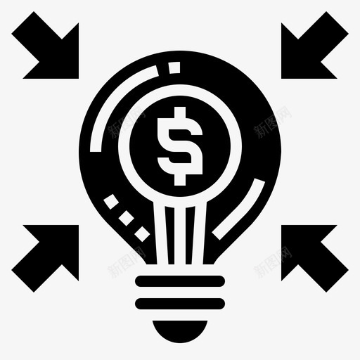 众筹金融科技35字形图标svg_新图网 https://ixintu.com 众筹 字形 科技 金融