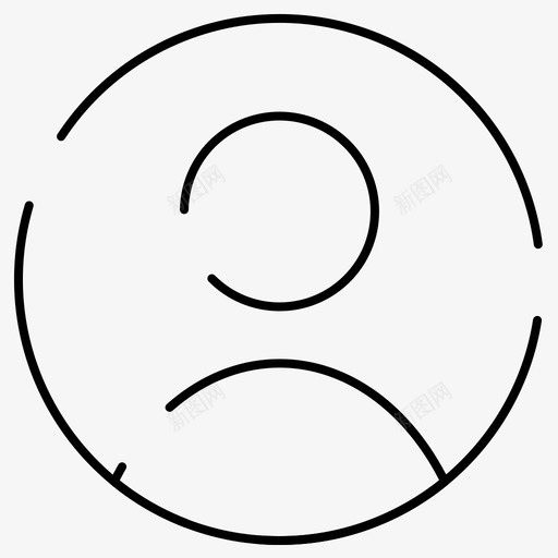 个人资料头像dp图标svg_新图网 https://ixintu.com 个人资料 图像 头像