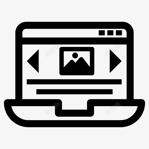 网页桌面互联网图标svg_新图网 https://ixintu.com 互联网 在线 桌面 网页