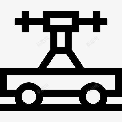 德雷辛26号铁路直线图标svg_新图网 https://ixintu.com 26号 德雷 直线 铁路