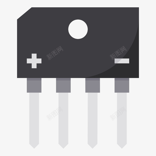 半导体半导体2扁平图标svg_新图网 https://ixintu.com 半导体 半导体2 扁平