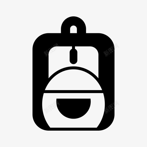 背包包徒步旅行图标svg_新图网 https://ixintu.com 徒步旅行 旅行者 背包 行李