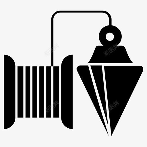 铅锤工具工具集和建筑字形图标svg_新图网 https://ixintu.com 图标 字形 工具 工具集 建筑 铅锤
