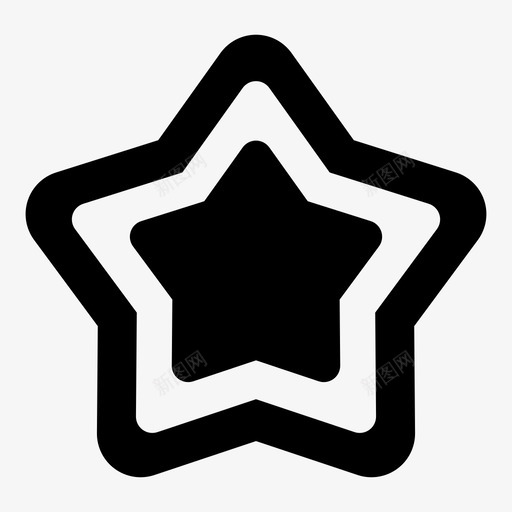 明星圣诞明星奖励图标svg_新图网 https://ixintu.com 圣诞 奖励 明星 超级
