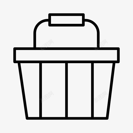 购物篮商业经济图标svg_新图网 https://ixintu.com 商业 经济 购物篮 销售 零售