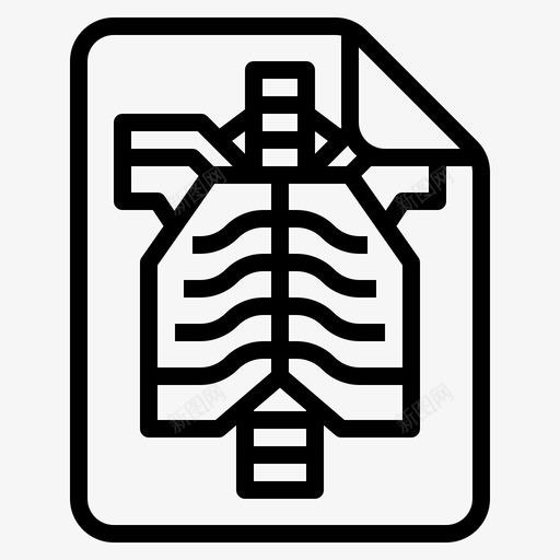 X光医学229轮廓图标svg_新图网 https://ixintu.com 医学 轮廓