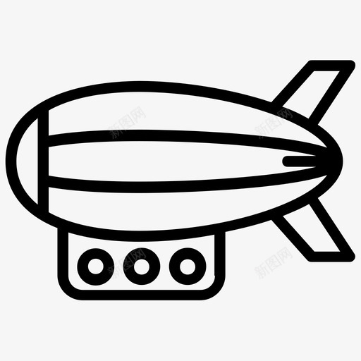 飞艇弹幕气球火气球图标svg_新图网 https://ixintu.com 一套 向量 图标 弹幕 气球 气象 火气 热气球 轮廓 运输 飞艇