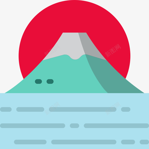 日本富士88平图标svg_新图网 https://ixintu.com 富士 日本
