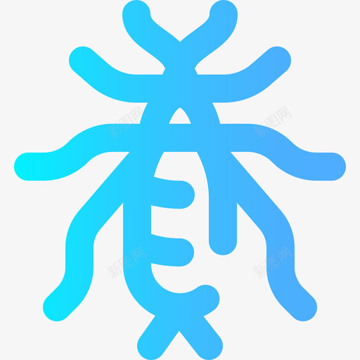 耳环昆虫28梯度图标svg_新图网 https://ixintu.com 昆虫28 梯度 耳环