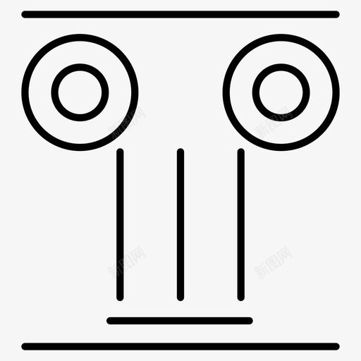 门中文节日图标svg_新图网 https://ixintu.com 中文 寺庙 日新 节日