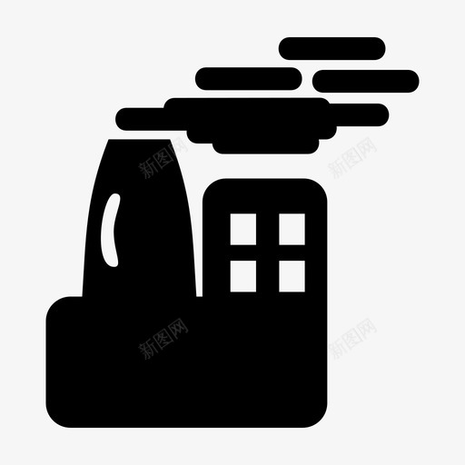 污染空气二氧化碳图标svg_新图网 https://ixintu.com 二氧化碳 工厂 污染 生态 空气 肮脏