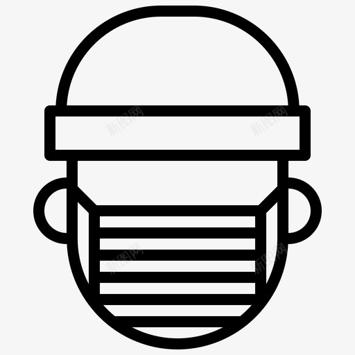 医用口罩抗病毒口罩图标svg_新图网 https://ixintu.com 医用 医疗保健 卫生 口罩 抗病毒 牙医