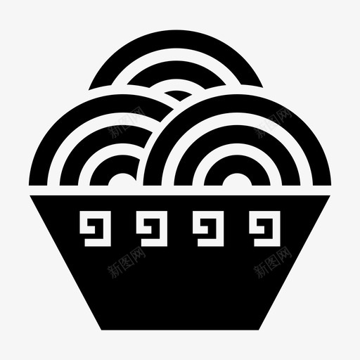 面条亚洲面快餐图标svg_新图网 https://ixintu.com 亚洲 快餐 意大利 拉面 面条