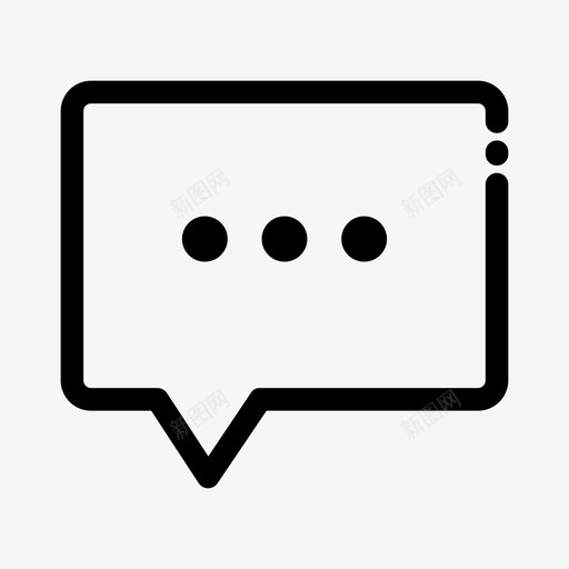 消息图表信使图标svg_新图网 https://ixintu.com 信使 图表 文本图标 消息 消息大纲