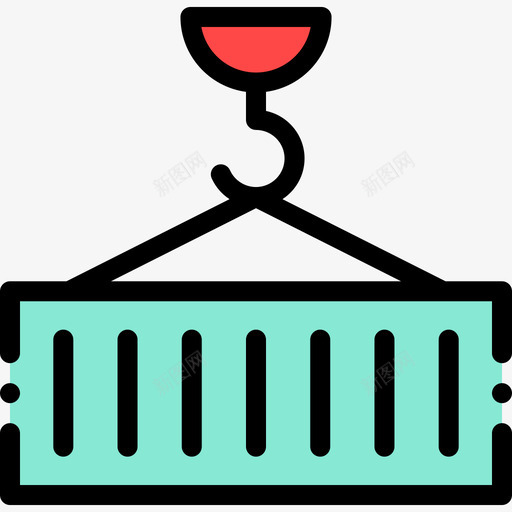 货物物流71线性颜色图标svg_新图网 https://ixintu.com 物流71 线性颜色 货物