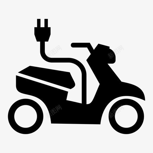 生态进化汽车充电器图标svg_新图网 https://ixintu.com 充电器 汽车 环境 生态 电动车 进化