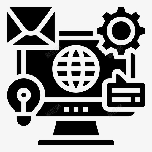 全局SEO132字形图标svg_新图网 https://ixintu.com SEO132 全局 字形
