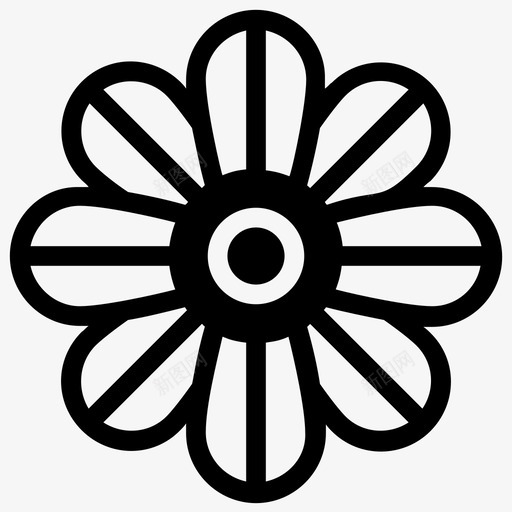 花卉画装饰花花卉图标svg_新图网 https://ixintu.com 图案 多年生 符号 花卉 装饰 装饰性 设计