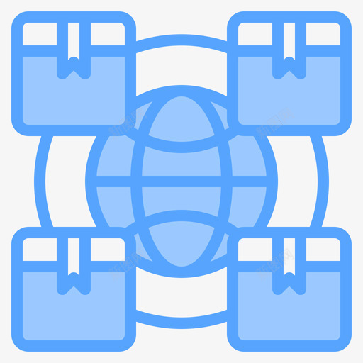 后勤后勤50蓝色图标svg_新图网 https://ixintu.com 后勤 蓝色