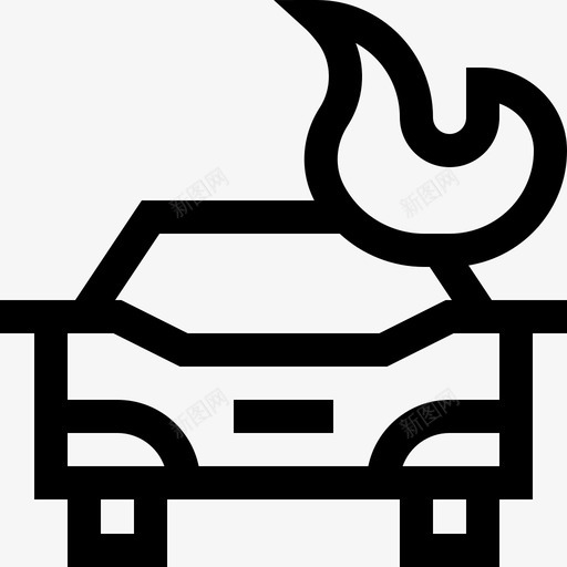 事故修车7直线图标svg_新图网 https://ixintu.com 事故 修车 直线